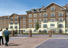 3d architectural visual. swindon retirement apartments