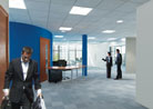 3d interior architectural visual. shoreham technical centre